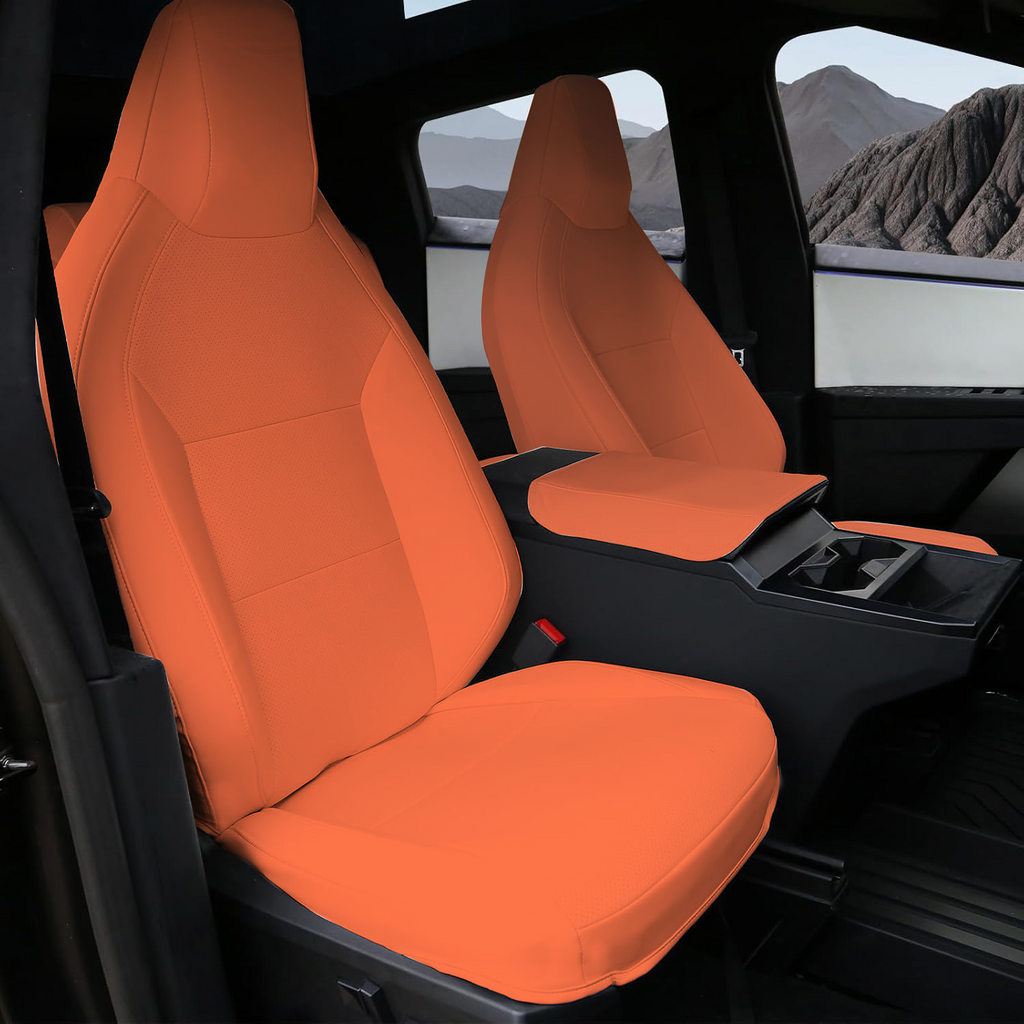 Custom Full Set  Leather Seat Covers for Tesla Cybertruck - All-Inclusive Protection