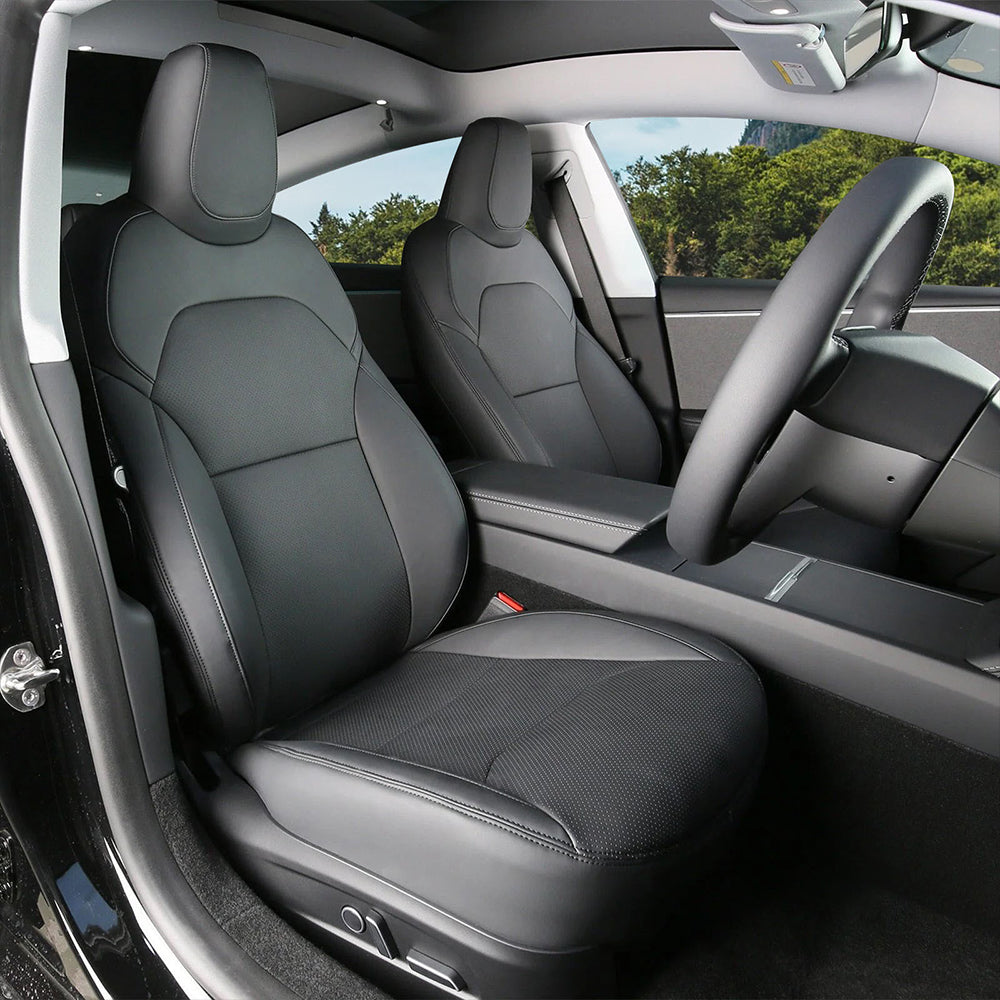 Custom Nappa Leather Seat Covers for Tesla Model 3/Y (Highland/Juniper 2016-2026)