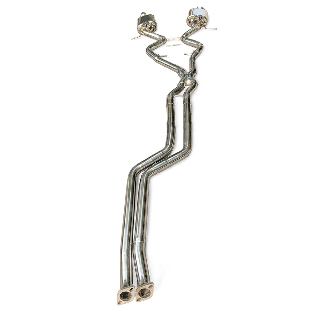 Valvetronic Exhaust System for BMW 335i E90/E91/E92/E93 – N55 3.0T, Stainless Steel or Titanium