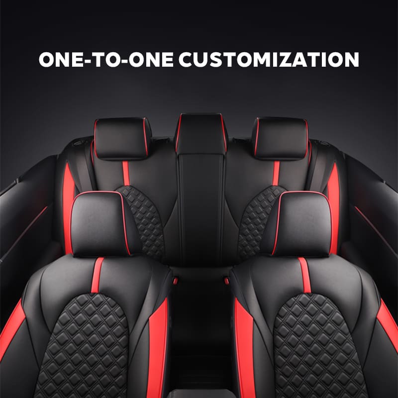 Custom for Toyota Camry(2018-2024) Sport Style Leather Car Seat Cover Full Set