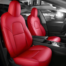 Load image into Gallery viewer, All-Inclusive Customized Tesla Model S/Model X 5-7Seats Alcantara Leather Car Seat Covers Full Set