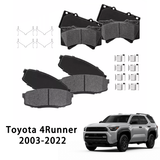 For Toyota 4Runner OEM Front & Rear Brake Pads (2003-2022) – Part No. 04465-AZ200/04466-AZ203