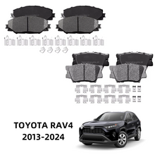 Load image into Gallery viewer, For 2013-2025 Toyota RAV4 Front &amp; Rear Ceramic Disc Brake Pads