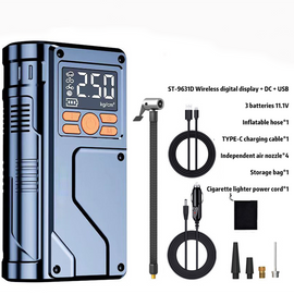 Amancarport 4 In 1 Car Jump Starter with Tire Inflator and USB Power Bank