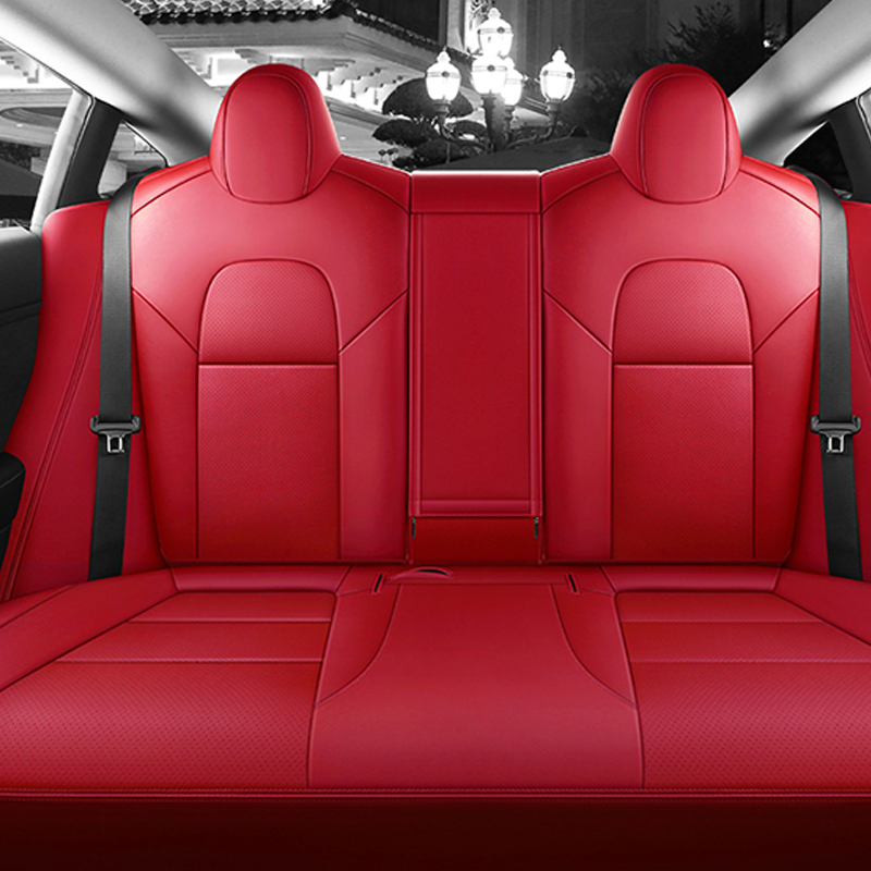 All-Inclusive Customized Tesla Model S/Model X 5-7Seats Alcantara Leather Car Seat Covers Full Set