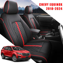 Load image into Gallery viewer, AmanCarport Custom Leather Car Seat Covers for Chevy Equinox (2018-2024)