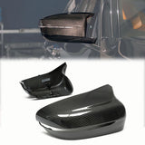 Dry Carbon Fiber Replacement Mirror Caps for BMW F90 F91 F92 M5 M8 2018–2023 OEM Fit