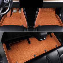 Load image into Gallery viewer, Tesla Model 3/Y/Highland/Juniper All-Weather Leather Floor Mats Interior Liners