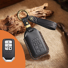 Load image into Gallery viewer, Genuine Leather Key Fob Cover for Honda