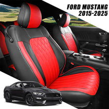 Load image into Gallery viewer, Ford Mustang Coupe 2015–2025 Custom Leather Seat Covers