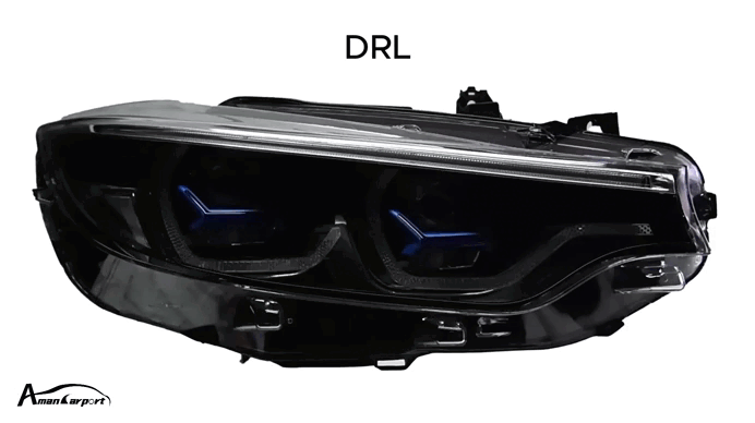 GTS Style Laser Lens LED Headlights for BMW 4-Series 2013-2020 F32/ F36/ F82/ M3/ M4
