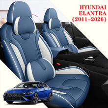 Load image into Gallery viewer, Luxury Leather Car Seat Cover Full Set For Hyundai Elantra (2011-2026)
