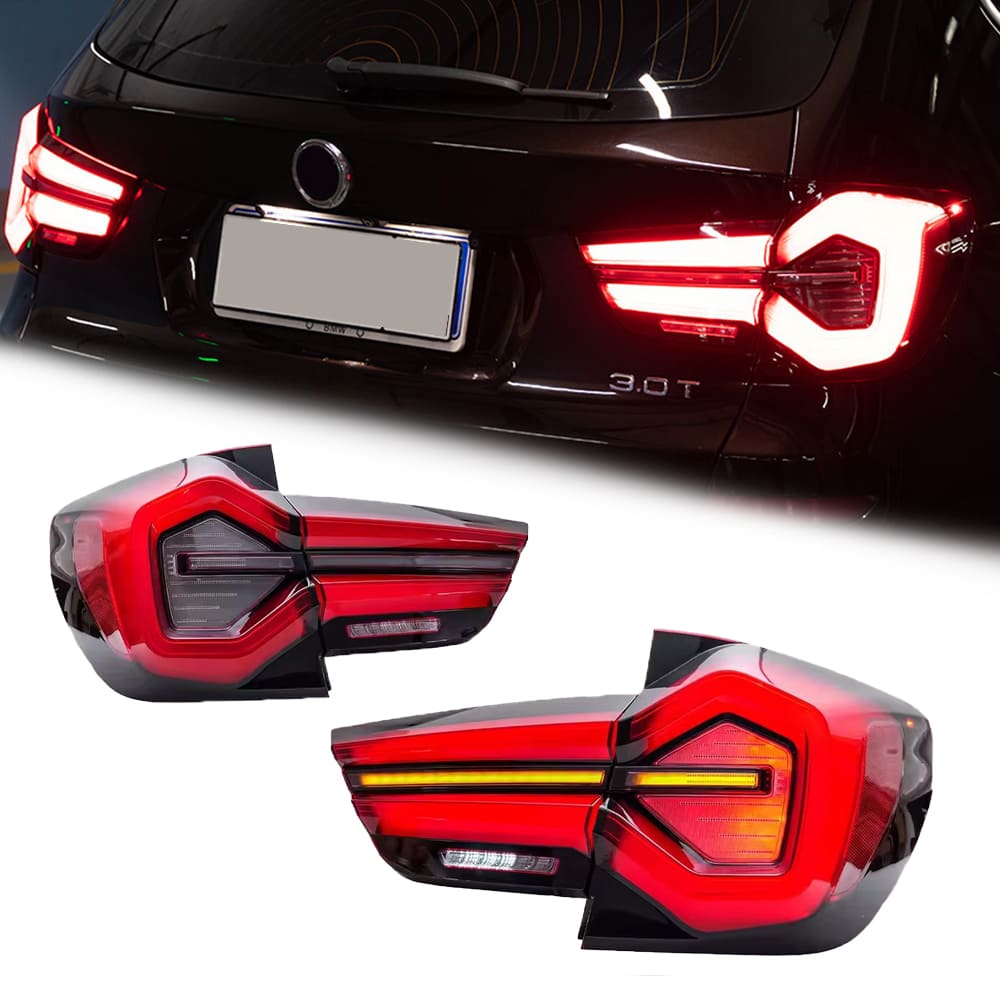 LED Taillight Assembly for BMW X3 F25 2010-2017 Sequential Turn Signal, Plug & Play
