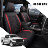 Custom For Dodge Ram Car Seat Covers Full Set Compatible with Ram 1500 Crew Cab(2012-2026)