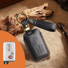 Load image into Gallery viewer, Genuine Leather Key Fob Cover for Toyota