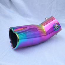 Load image into Gallery viewer, 2.5-inch imported stainless steel exhaust pipe universal heart-shaped car exhaust tailpipe