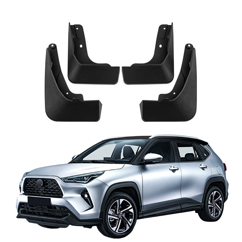 Mud Flaps Mud Guards Fit for 2006-2024 Toyota Yaris , Front & Rear Mud Splash Guards Accessories - 4 Pcs