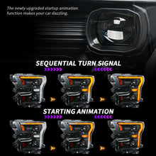 Load image into Gallery viewer, For Ford F-150 LED Dual Beam Projector Headlights 2015–2020 Sequential Turn Signal Plug and Play