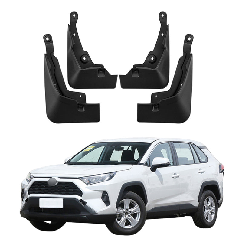 Mud Flaps for Toyota RAV4 2000–2025 No-Drill Custom Fit All-Weather Front & Rear Splash Guards (4PCS)