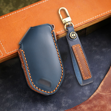 Load image into Gallery viewer, Genuine Leather Key Fob Cover for Kia (5-8 Button)