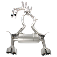 Load image into Gallery viewer, For BMW F8x M3/M4 (2014–2020) Full Exhaust System with Valves – Front + Mid-Rear Section, Titanium or Stainless Steel