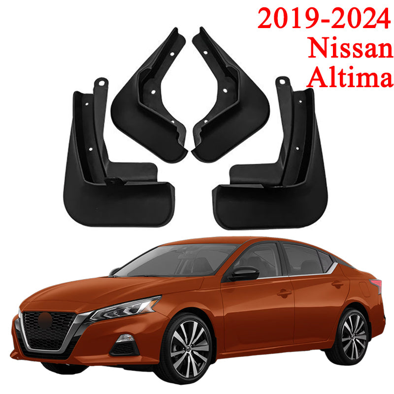 Mud Splash Guards & Flaps Fender Kit for 2019-2024 Nissan Altima - Front and Rear, 4-Piece Set