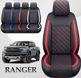 Amancarport Custom Fit Car Seat Covers Full Set For Ford Ranger (2019-2025)