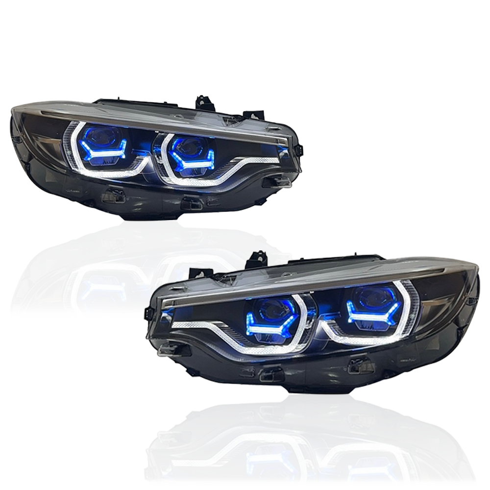 GTS Style Laser Lens LED Headlights for BMW 4-Series 2013-2020 F32/ F36/ F82/ M3/ M4