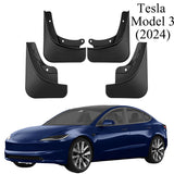 Drill-Free Mud Flaps for 2024 Tesla Model 3