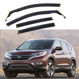 In-Channel Side Window Deflectors / Window Visors for the Honda CR-V (2007–2025)