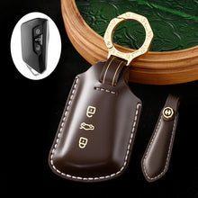 Load image into Gallery viewer, Amancarport Leather Car Key Case with Gift Box, Compatible with VW Tiguan, Touareg, Atlas, Jetta, Passat, Golf Alltrack, Arteon, and Routan