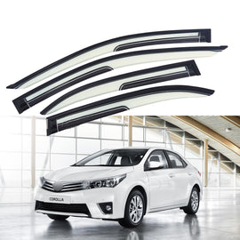 In-Channel Side Window Deflectors / Window Visors for Toyota Corolla (1991–2025)