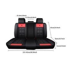 Load image into Gallery viewer, 5-Seater Car Seat Covers, Universal Fit for Most Cars, SUVs &amp; Trucks – Airbag Compatible Synthetic Leather Protectors