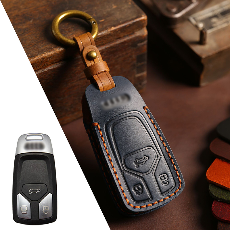 Suitable For New Audi High Quality Leather Key Cover A4L/Q5L/Q7/A4/A5/A6