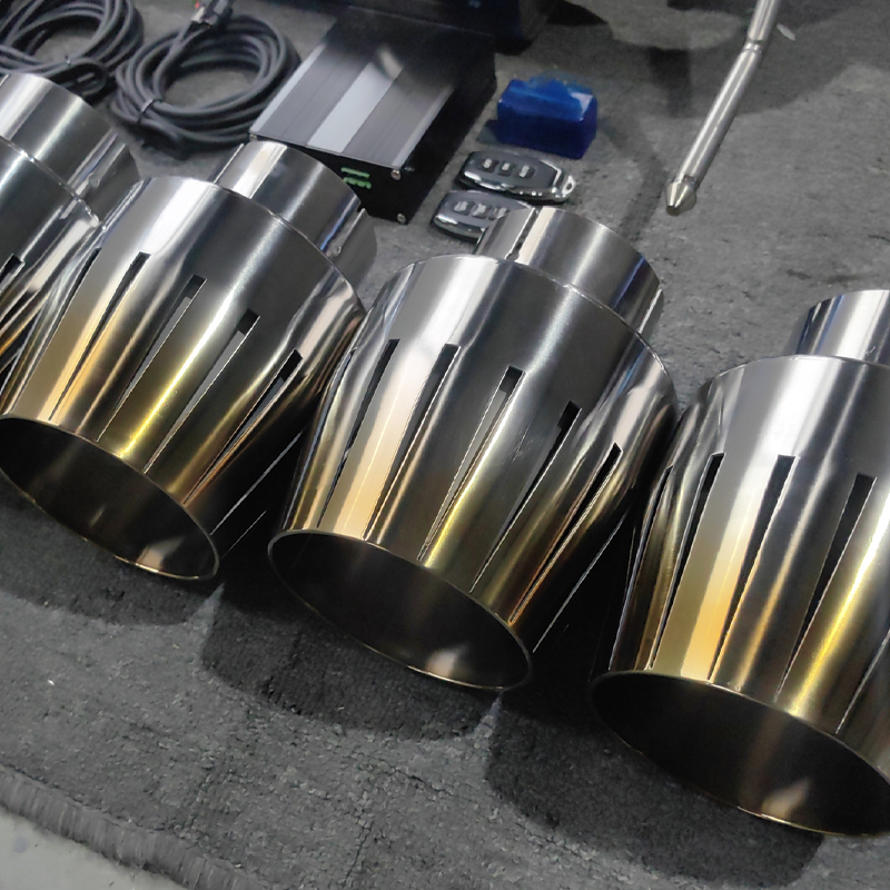 Titanium Exhaust Tip Set/ Raw Finish/ Fits MKV Toyota Supra GR A90/ A91 & Nissan R35 GTR 09+/ High Durability Replacement