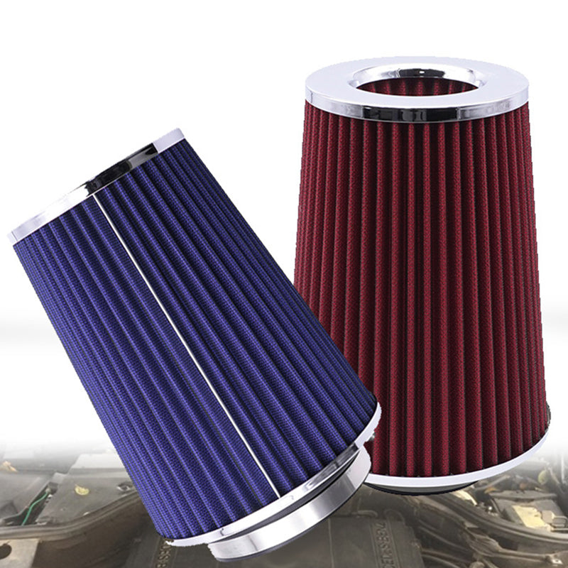 3",3.5",4" Universal Clip-On Air Filters: High-performance, washable filters with a conical shape.