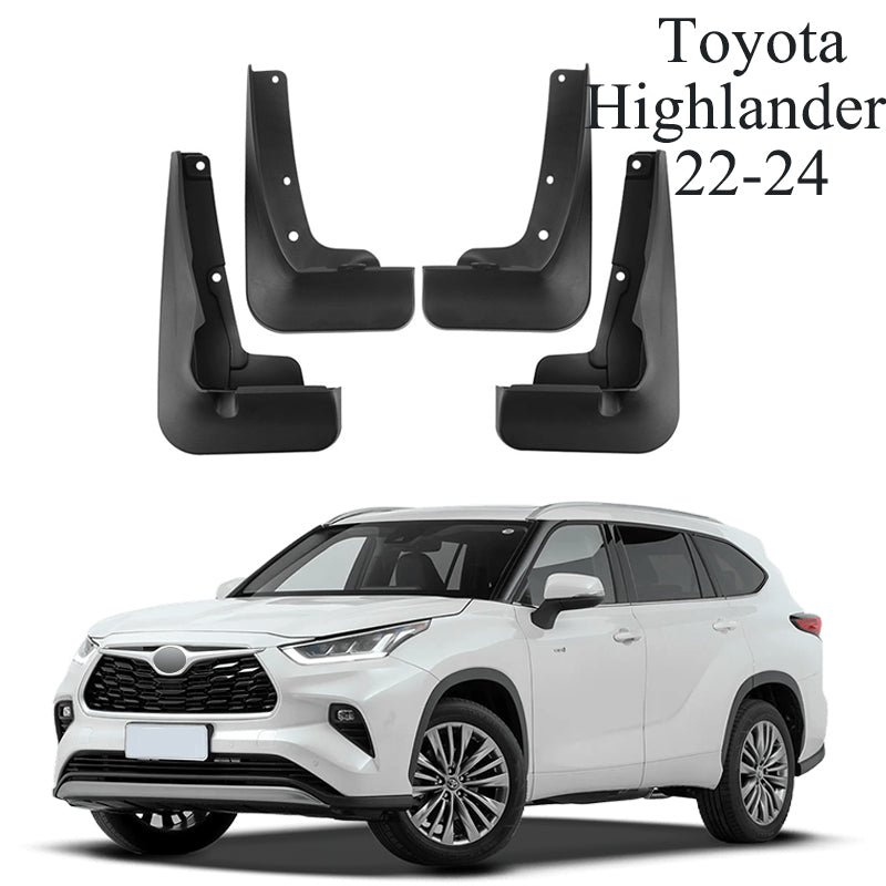 Car Mud Flaps for Toyota Highlander 2002-2024 Mud Flaps Splash Guard Front Rear Mudguards car Splash Guards