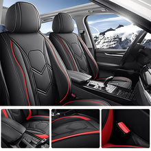 Load image into Gallery viewer, Universal Car Seat Covers – Waterproof Faux Leather, Full Set for 5-Seat Cars &amp; SUVs