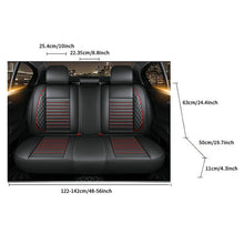 Load image into Gallery viewer, Full Set Car Seat Covers, Universal Leather Seat Covers for Most Cars, SUVs &amp; Trucks – Waterproof Front &amp; Back Protector