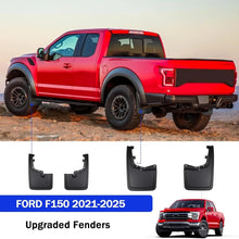 Load image into Gallery viewer, All-Weather Mud Flaps for 2021-2025 Ford F-150 (4PCS) - Front &amp; Rear Splash Guards