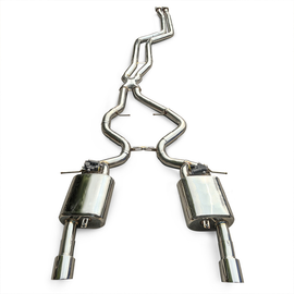Valvetronic Exhaust System for BMW 335i E90/E91/E92/E93 – N55 3.0T, Stainless Steel or Titanium