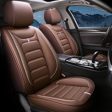 Load image into Gallery viewer, 5-Piece Car Seat Covers, Full Set Universal Waterproof Leather Auto Seat Protectors for SUV, Sedan, Pickup