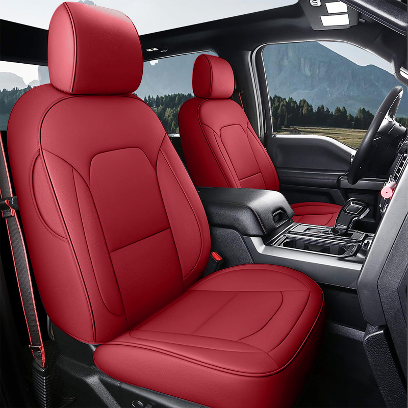 All-inclusive Luxury Premium Leather Car Seat Cover Special For Ford F150 (2015-2023), F250 (2017-2023)