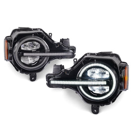 For Ford Bronco LED Projector Headlights 2021–2025 Fits All Trim Levels and Raptor 2/4 Door Pair