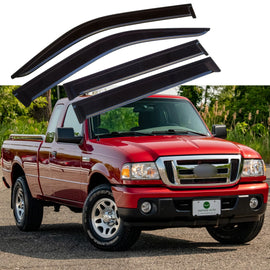 In-Channel Side Window Deflectors / Window Visors for Ford Ranger (2006–2025)