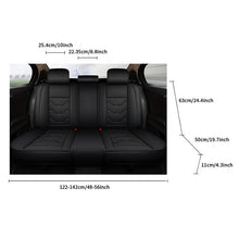 Load image into Gallery viewer, Full Set Car Seat Covers, Universal Leather Waterproof 5-Seat Protector – Front &amp; Back Coverage for Most Sedans, SUVs &amp; Trucks