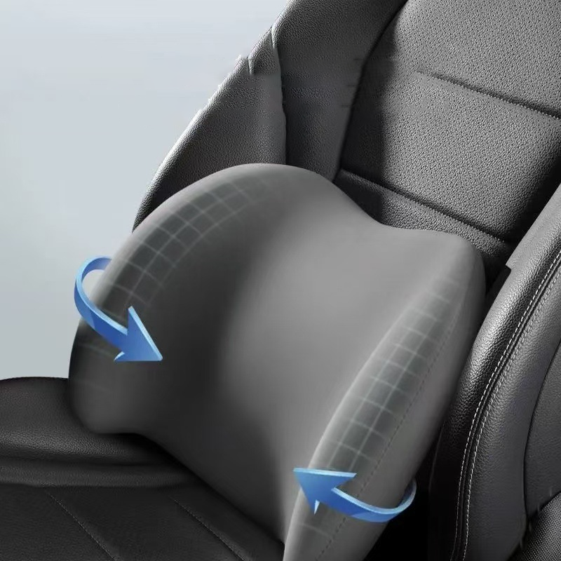 Car Headrest & Lumbar Support Cushion