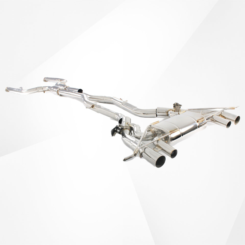 Catback Exhaust for BMW G80 G82 M3/M4 (2021+) – Stainless or Titanium, Dual Midpipes