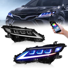 Load image into Gallery viewer, LED Headlights for Toyota Camry (2018–2023, 8th Gen) – Start-Up Animation &amp; Projector Lens