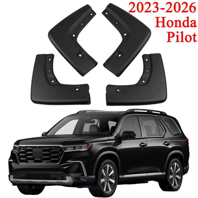 Mud Flaps for 2023-2026 Honda Pilot Accessories Splash Guards Mudflap Fender Flares Front and Rear Mud Guard Set 4PCS